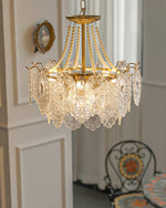 Pearls Glass Chandelier