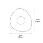 Pebble Disc Wall Light 11.8"