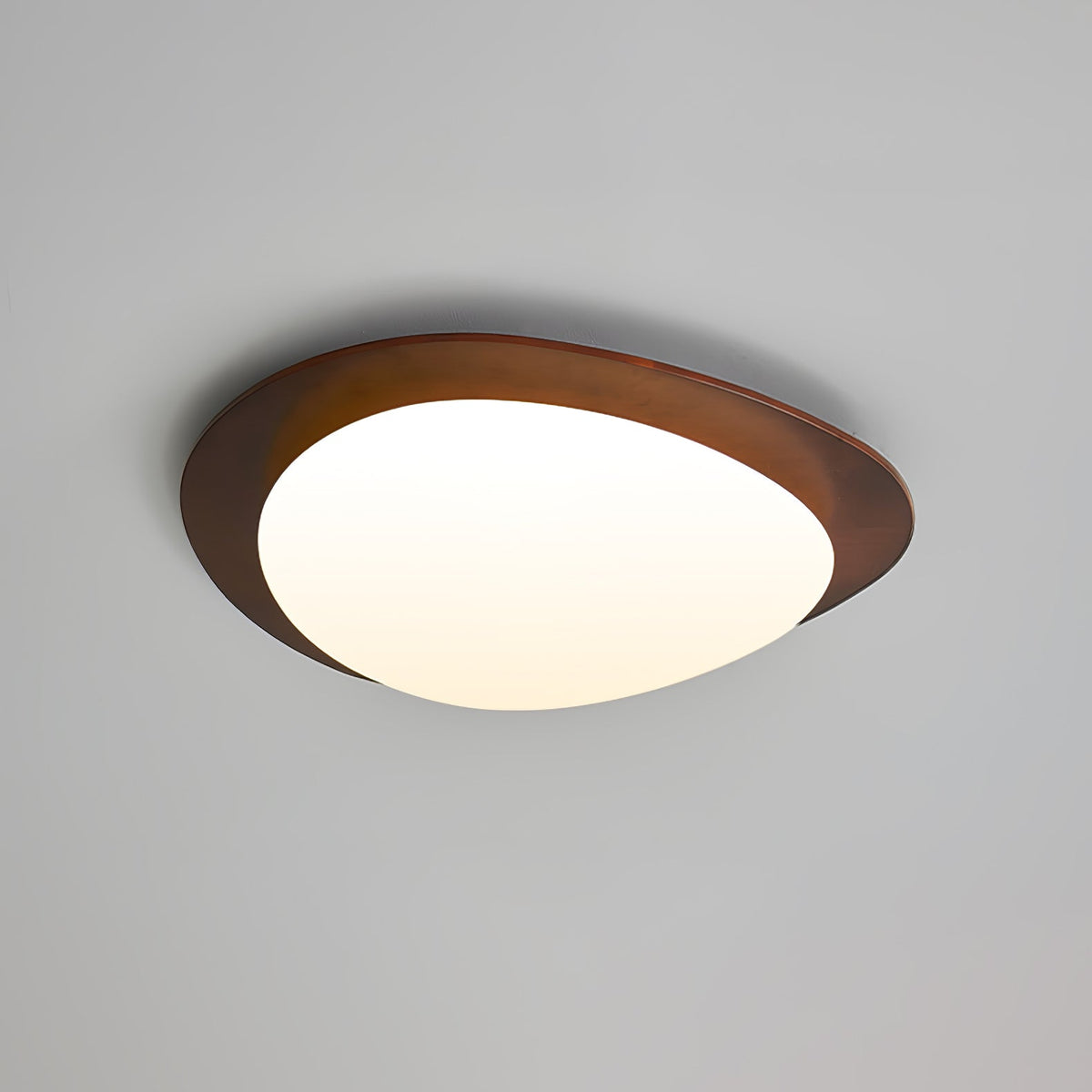 Pebble Wooden Ceiling Light