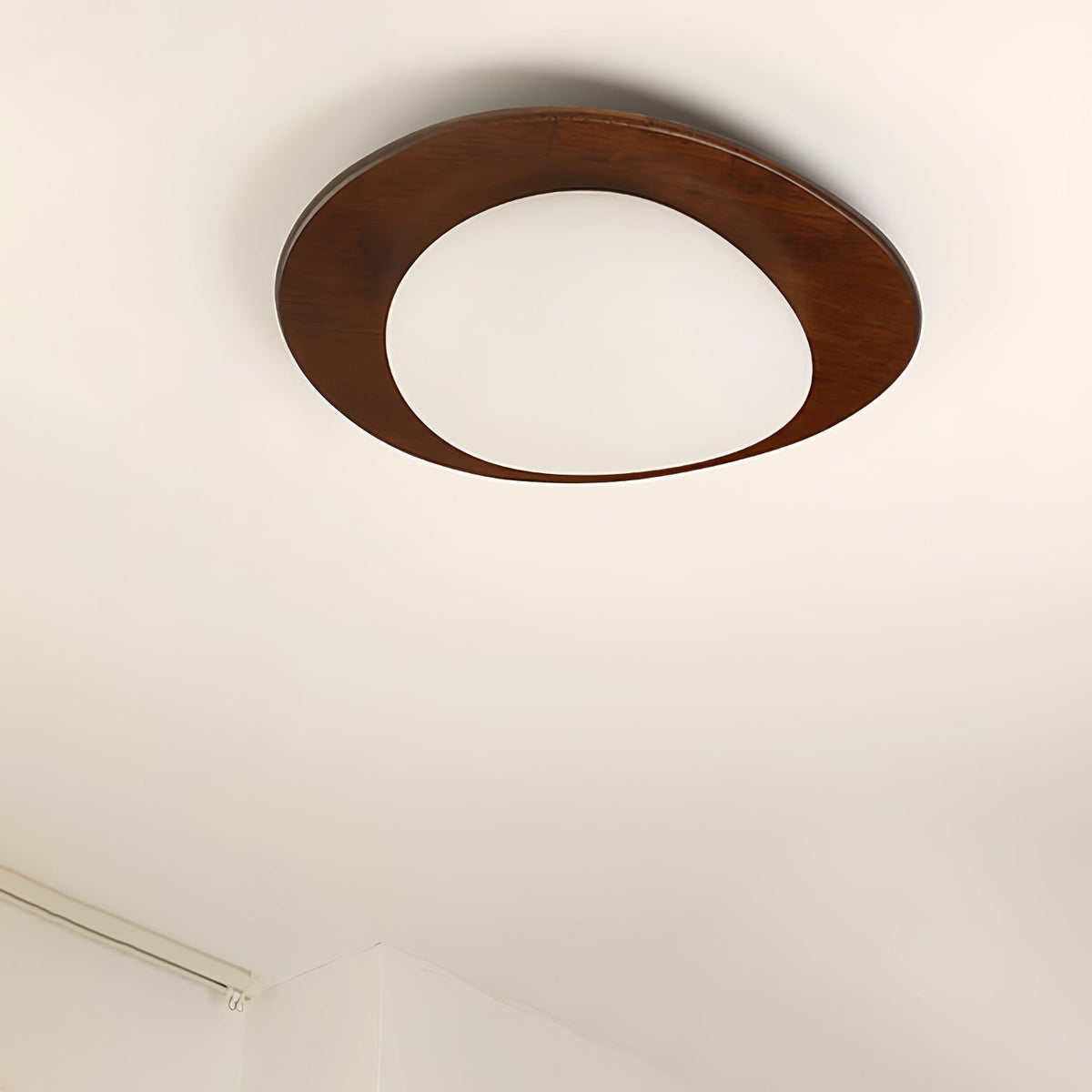 Pebble Wooden Ceiling Light