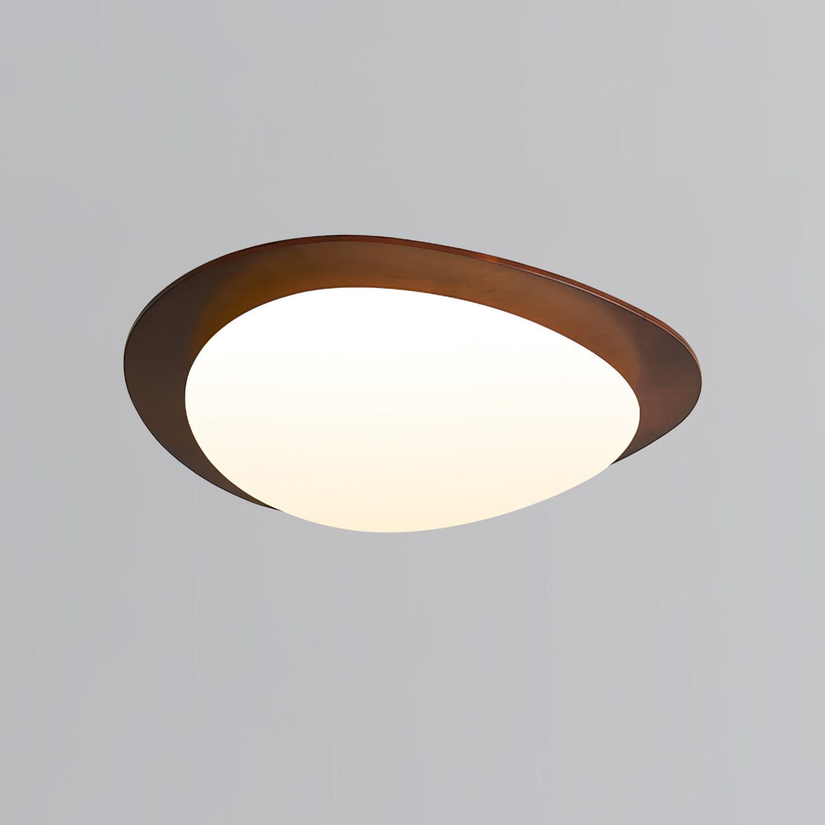 Pebble Wooden Ceiling Light