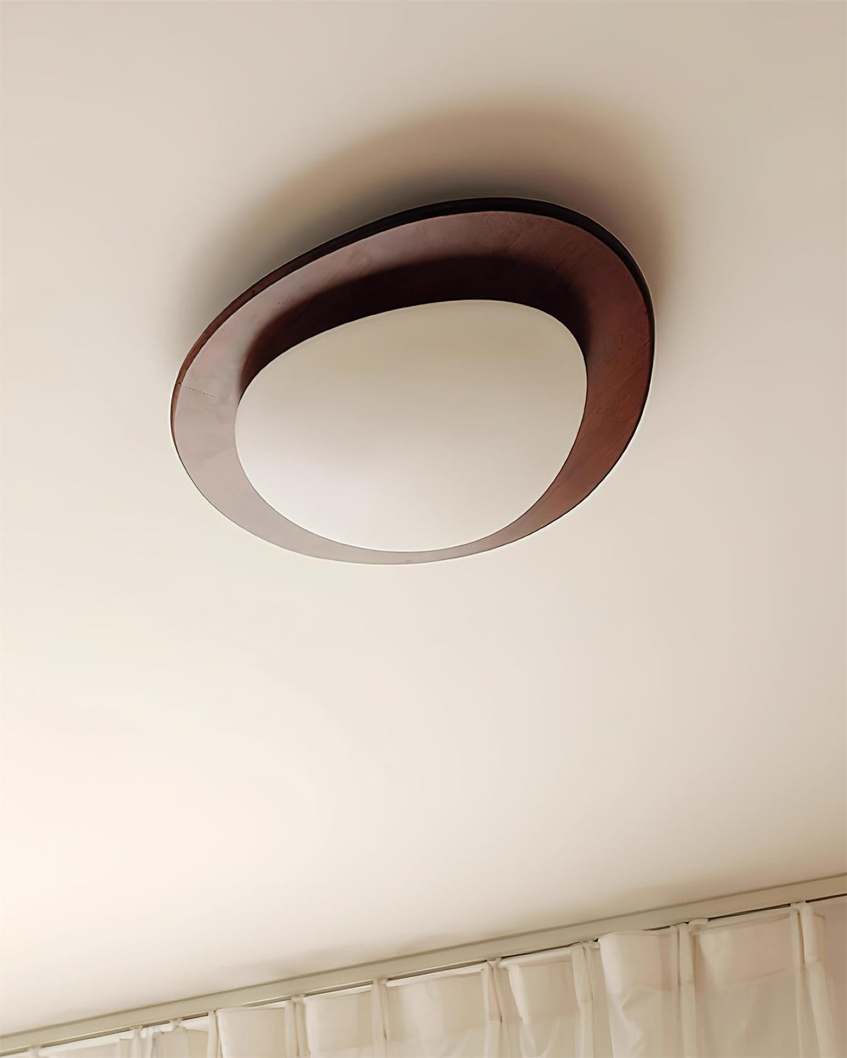 Pebble Wooden Ceiling Light