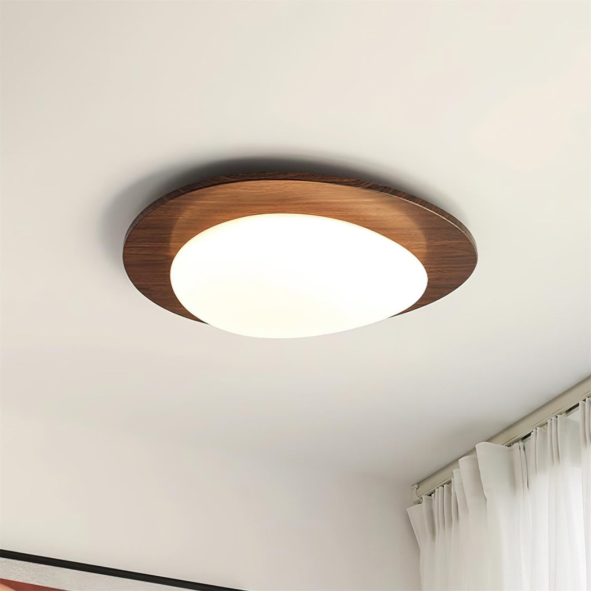 Pebble Wooden Ceiling Light