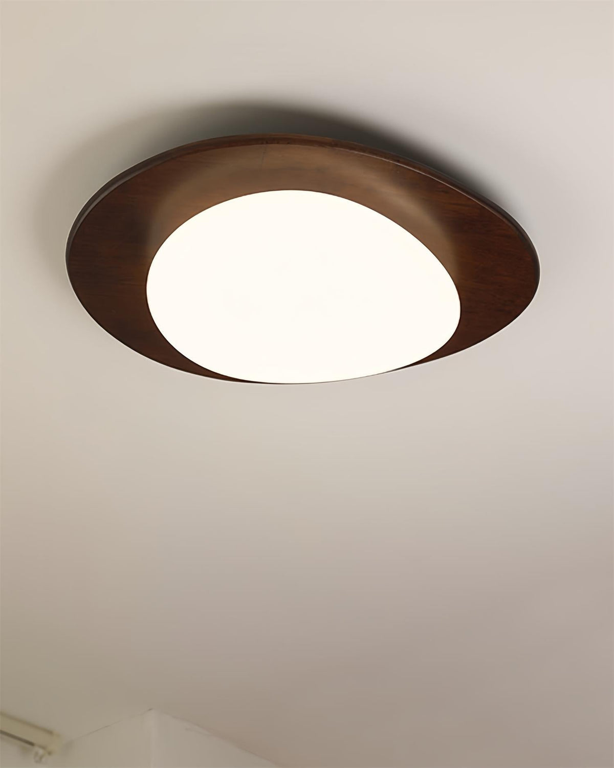 Pebble Wooden Ceiling Light