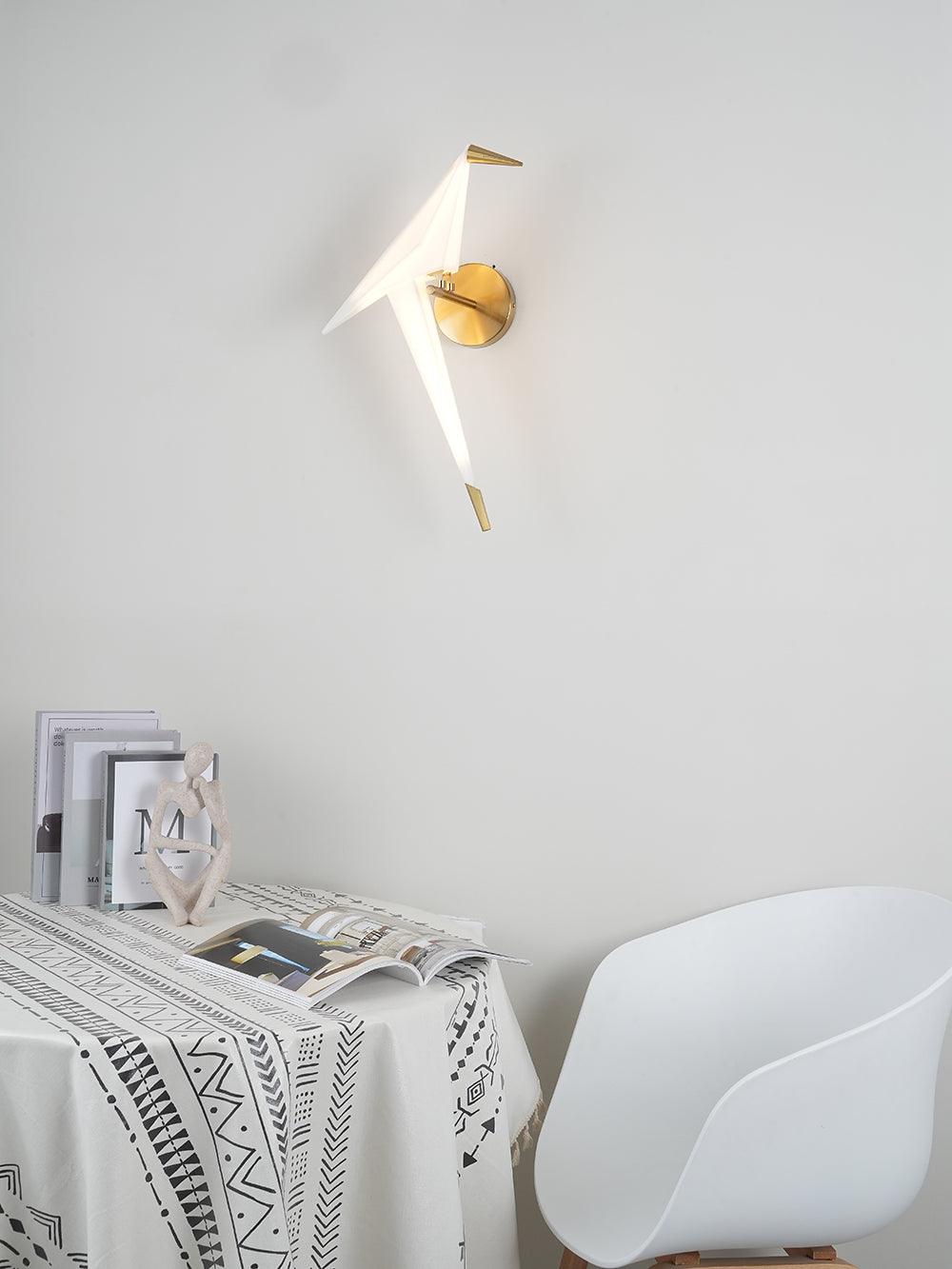 Paper Crane Wall Lamp