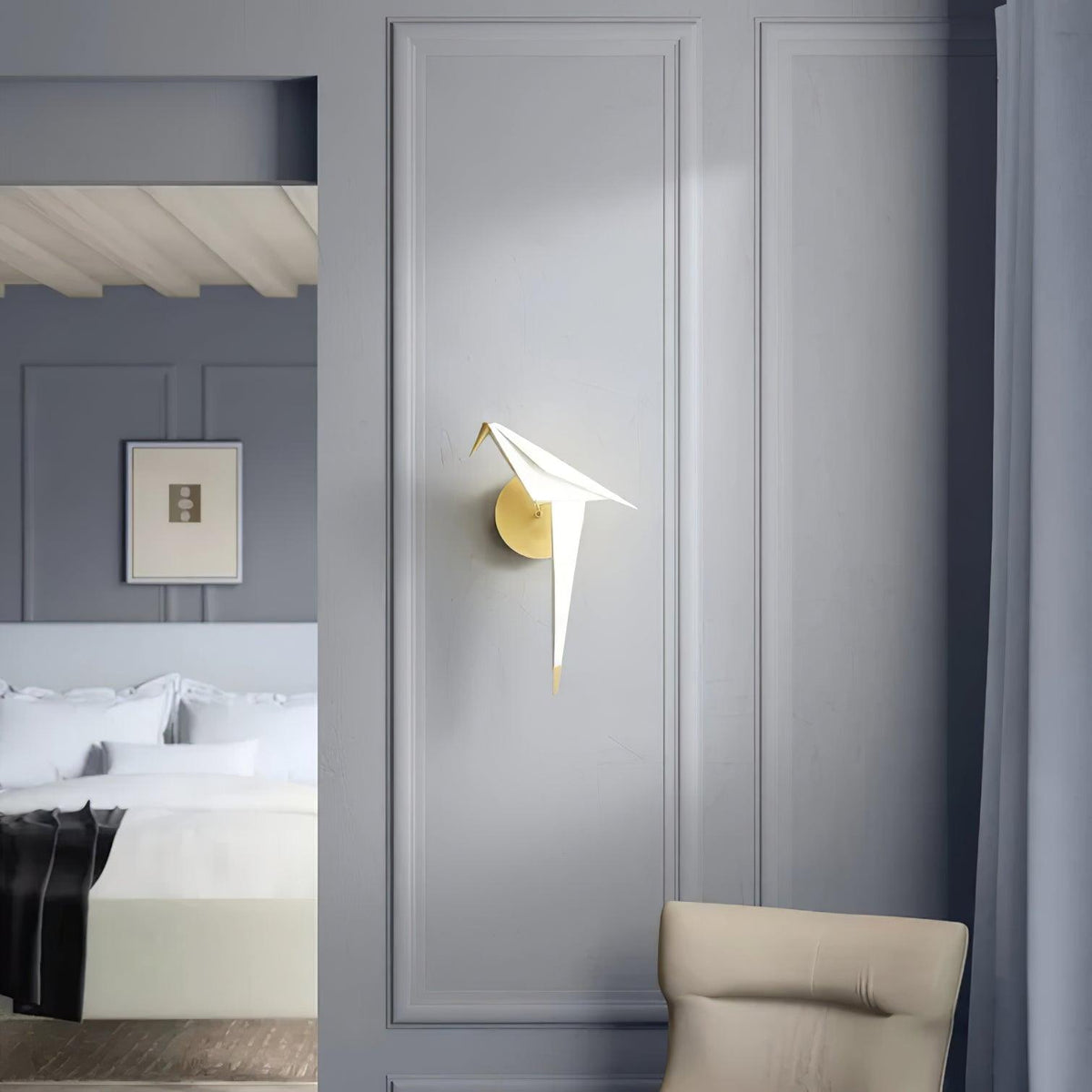 Paper Crane Wall Lamp