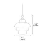 Pinecone Pendant Light 6.3"