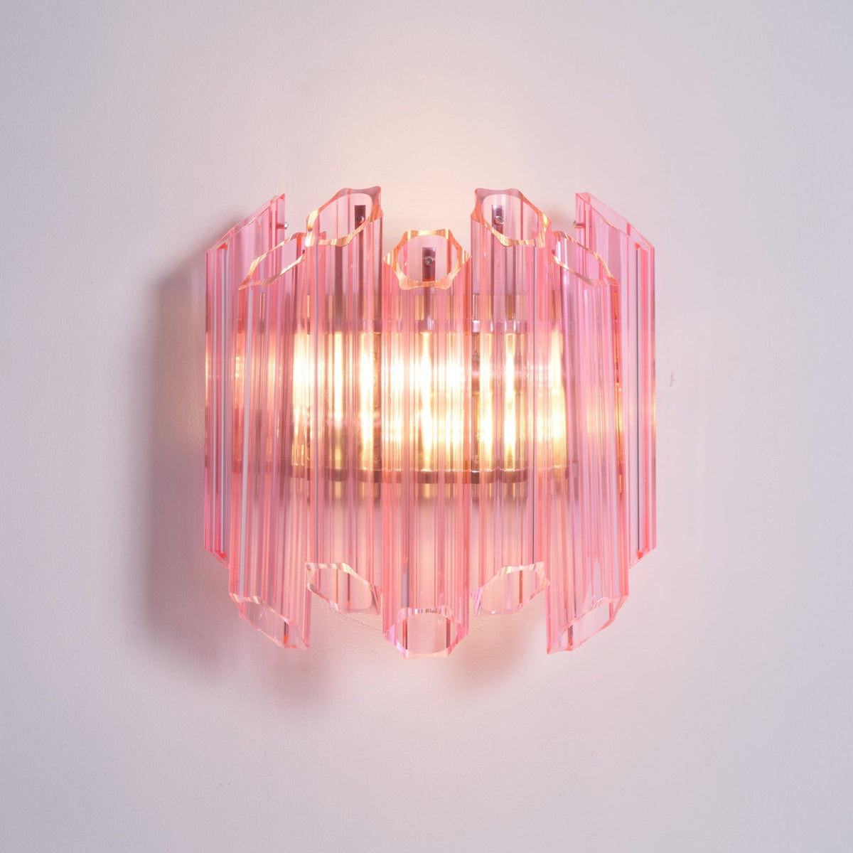 Pink Palermo Murano Wall Lamp