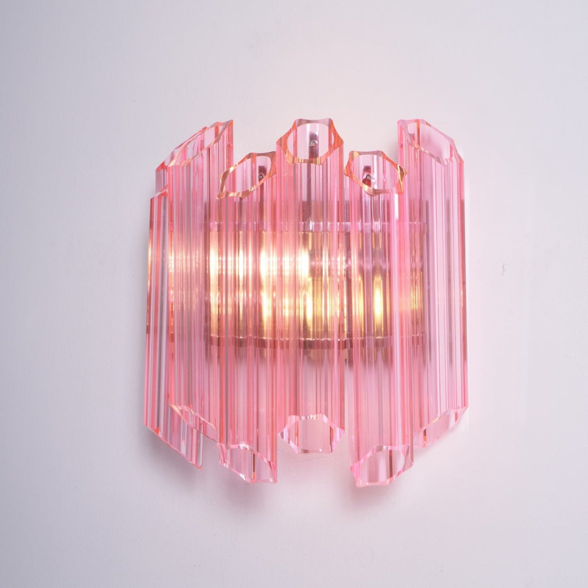 Pink Palermo Murano Wall Lamp