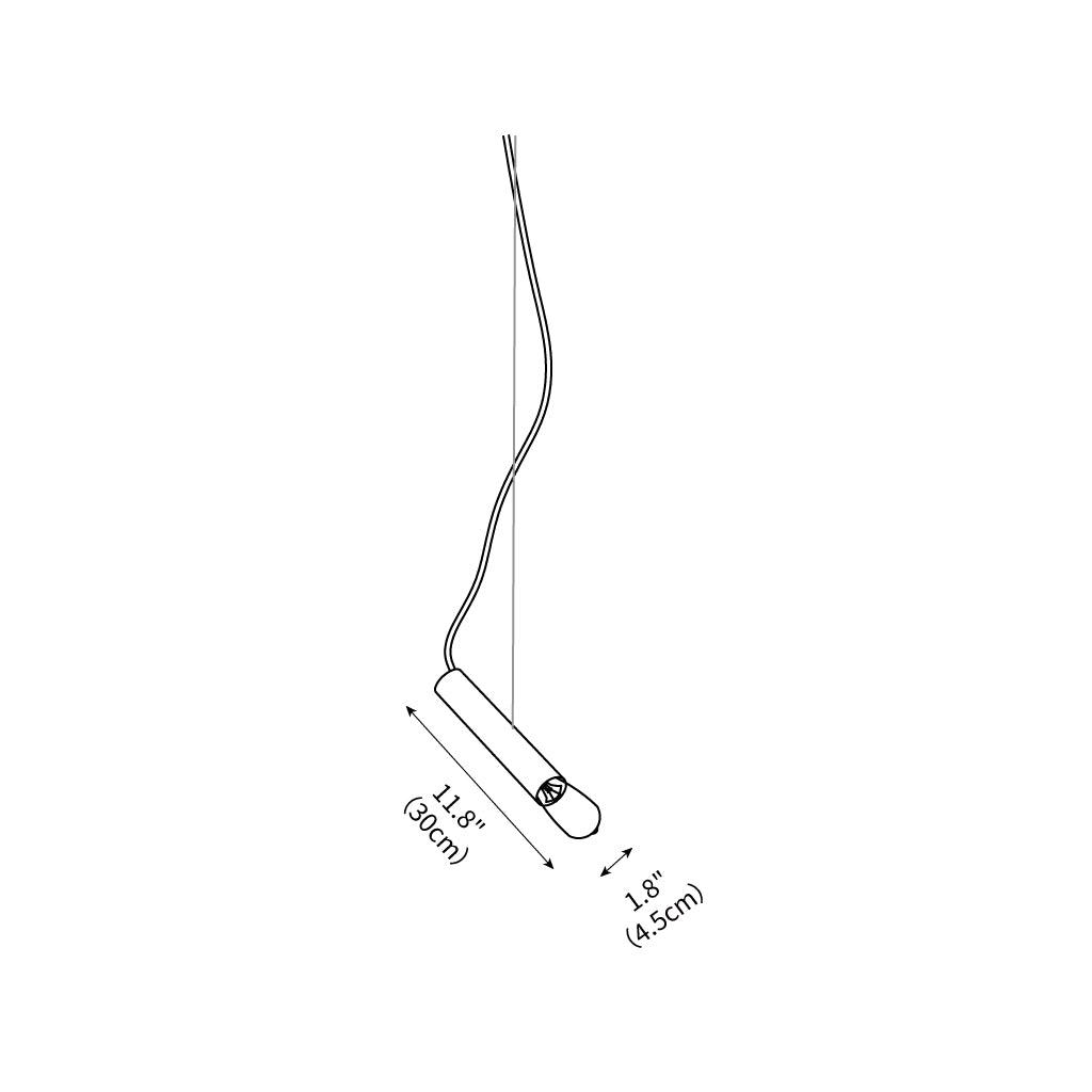 Pipe Pendant Light 3.9"