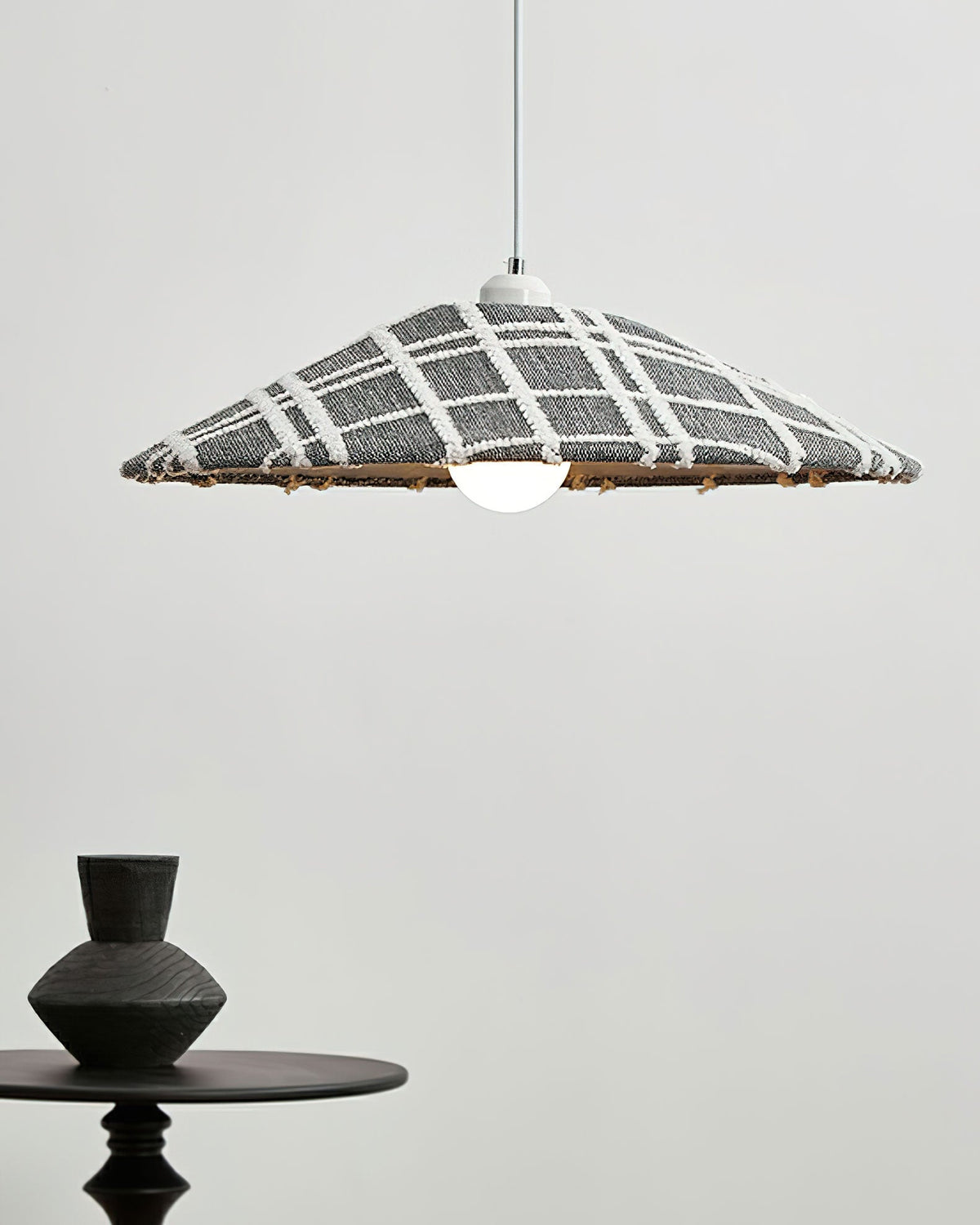 Plaid Pendant Light 19.7"