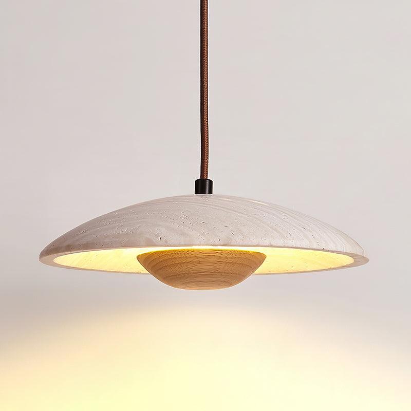 Plate Pendant Lamp 9.8"