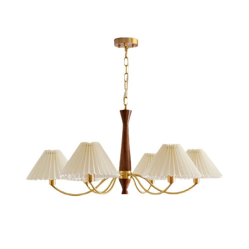 Pleated Chandelier