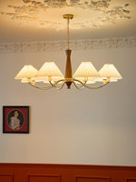 Pleated Chandelier