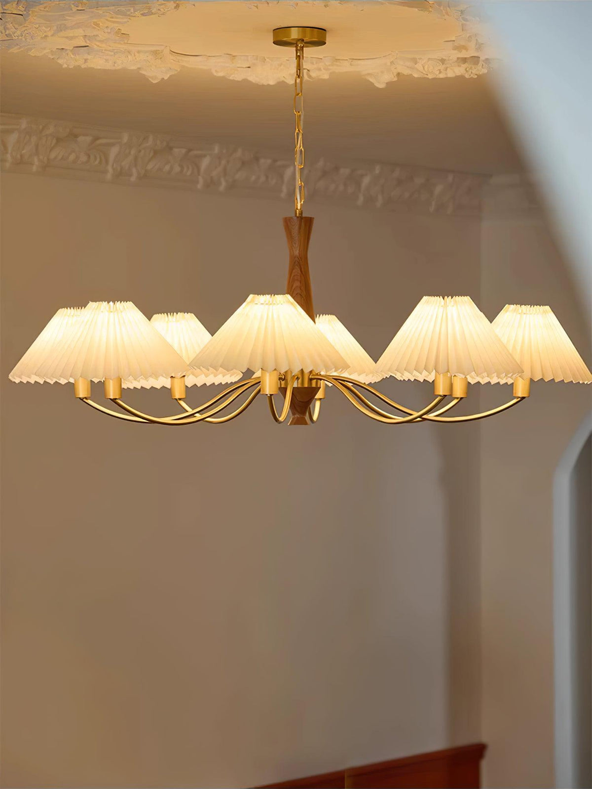 Pleated Chandelier