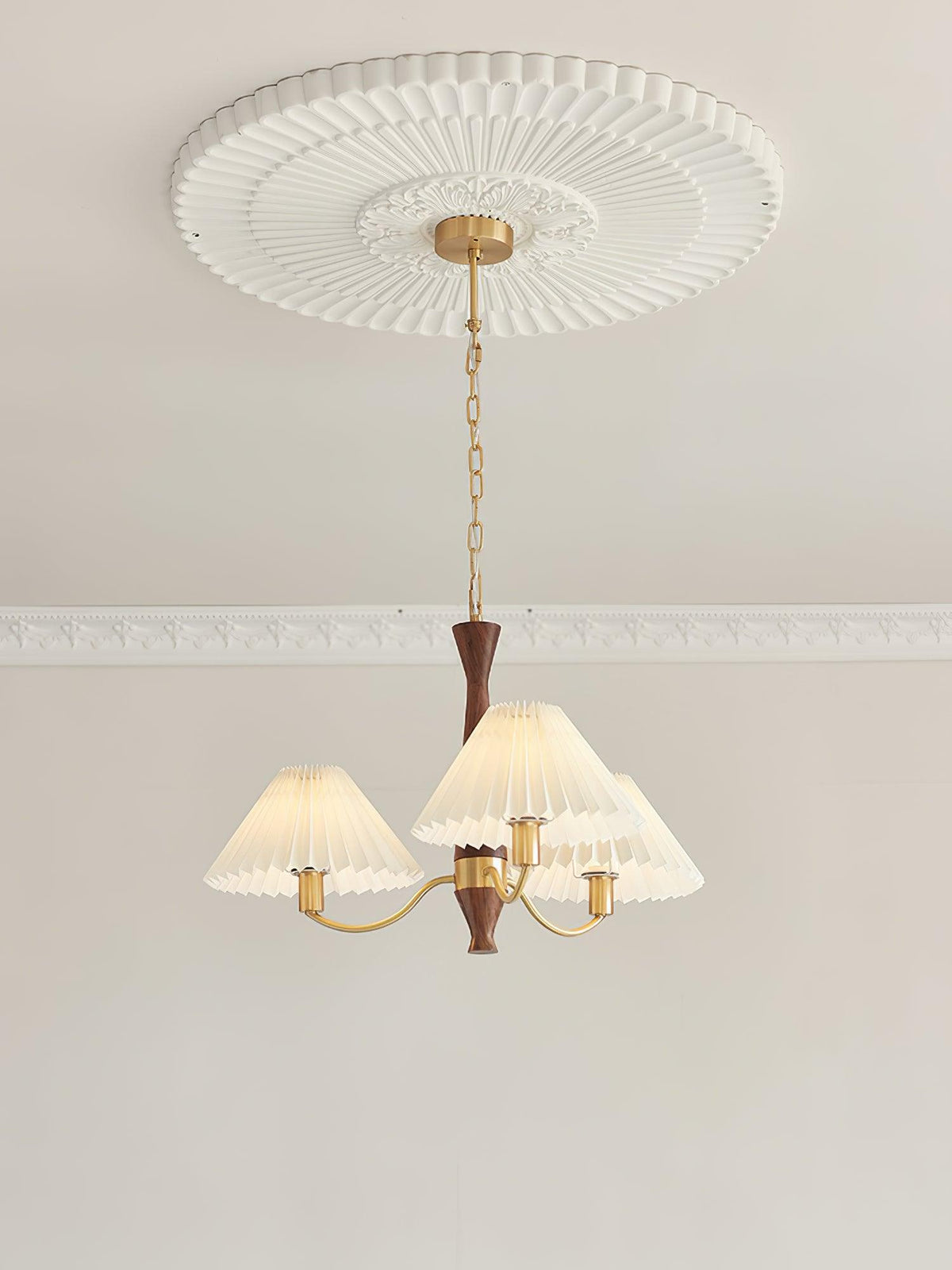 Pleated Chandelier