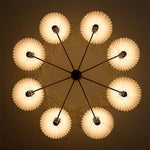 Pleated Chandelier