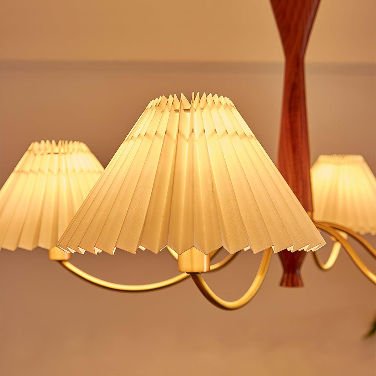 Pleated Chandelier
