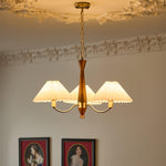 Pleated Chandelier