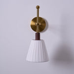 Pleated Fabric Wall Lamp