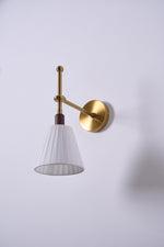Pleated Fabric Wall Lamp