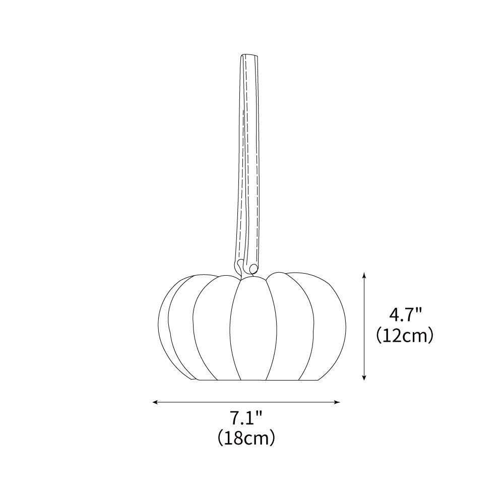 Portable Pumpkin Table Lamp