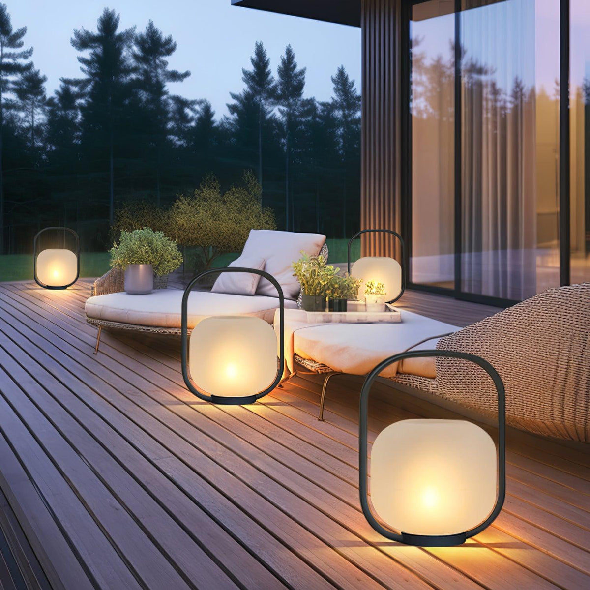 Portable Lantern Outdoor Table Lamp