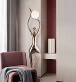 Pose Yoga Sculpture Floor Lamp