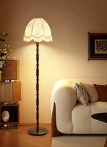Printed Tassel Floor Lamp