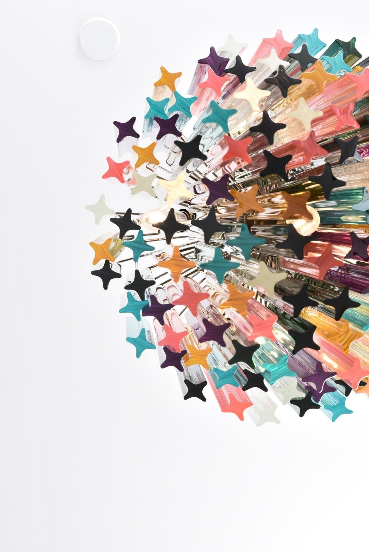 Prismatic Murano Colorful Chandelier