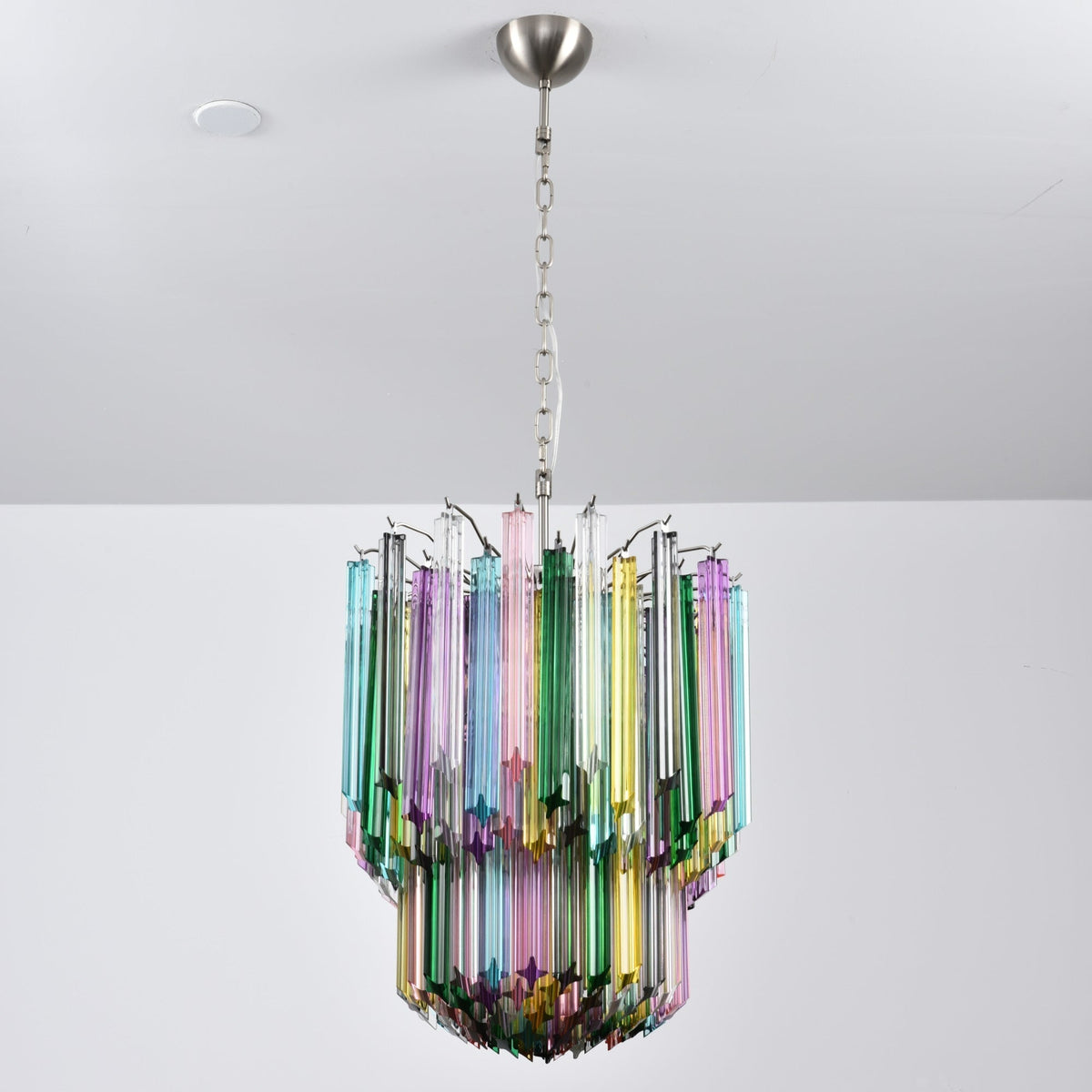 Prismatic Murano Colorful Chandelier