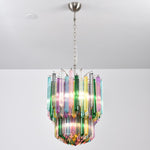 Prismatic Murano Colorful Chandelier