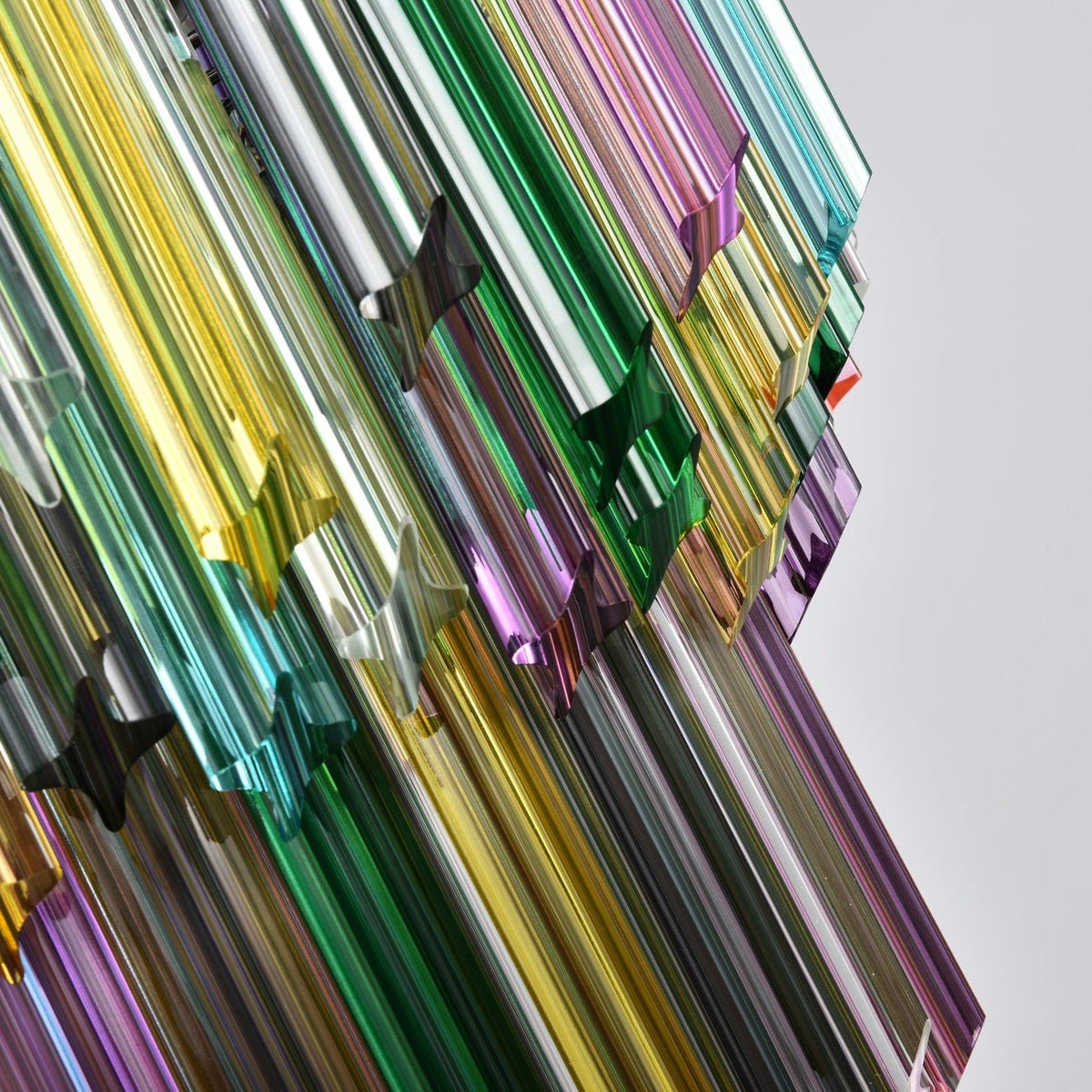 Prismatic Murano Colorful Chandelier