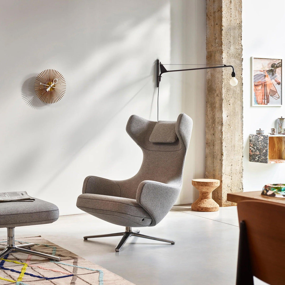 Prouve Petite Potence Wall Lamp 43.3"