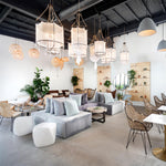 Provence Linen Pendant Light