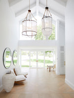 Provence Linen Pendant Light