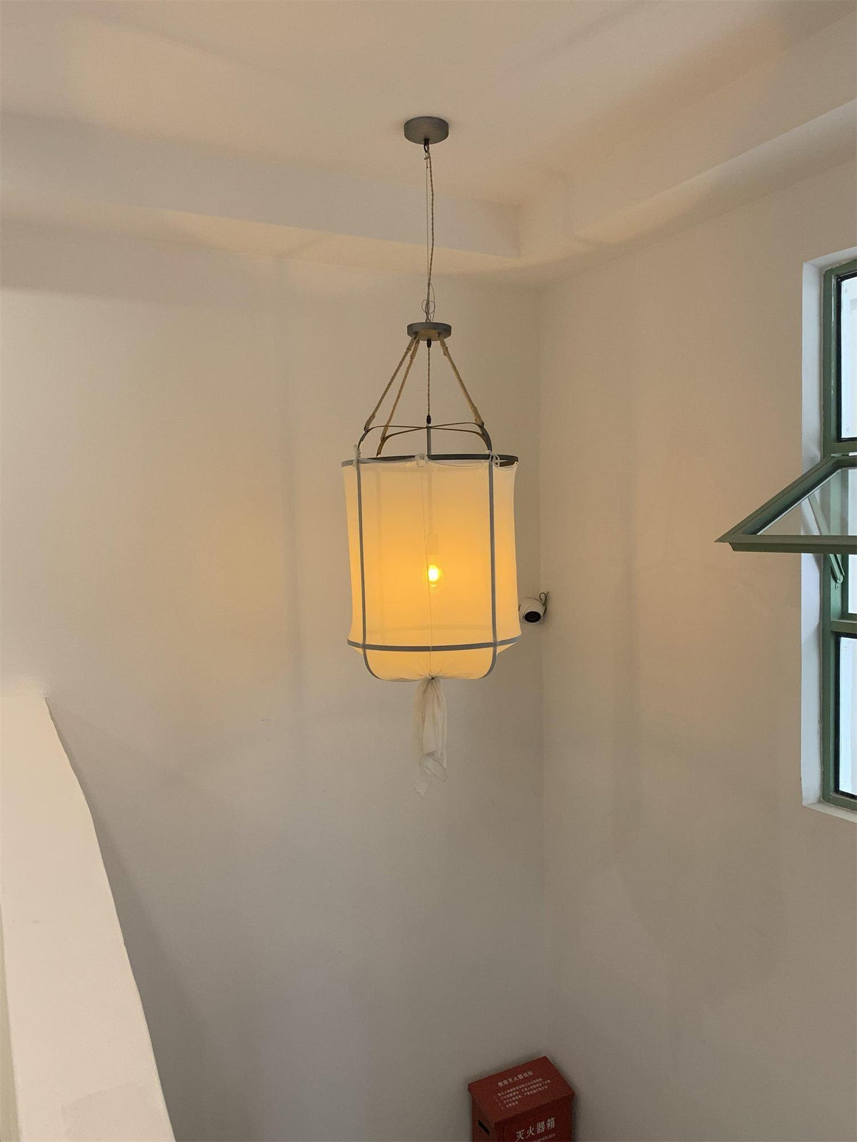 Provence Linen Pendant Light