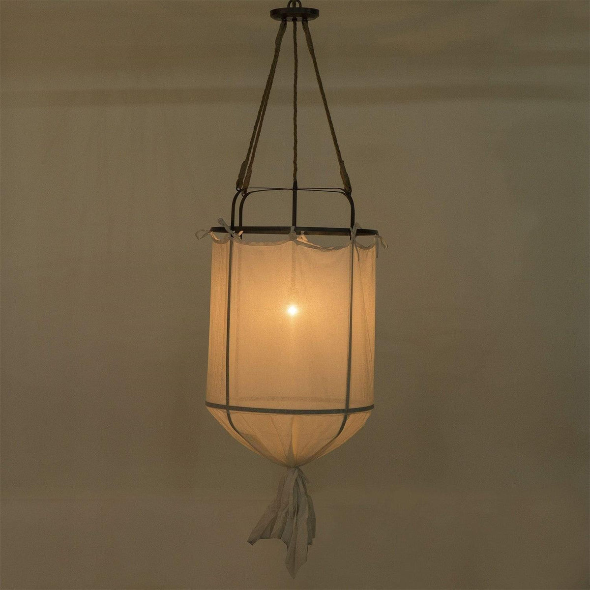 Provence Linen Pendant Light