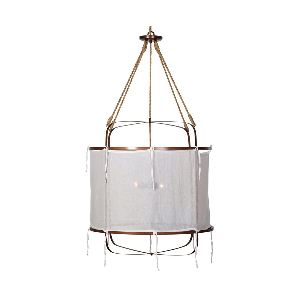 Provence Linen Pendant Light