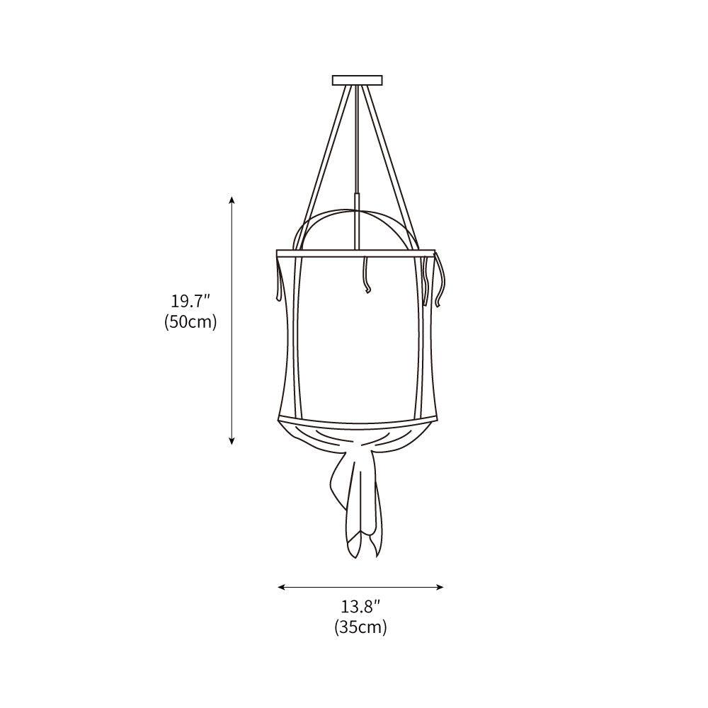 Provence Linen Pendant Light