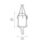 Provence Linen Pendant Light