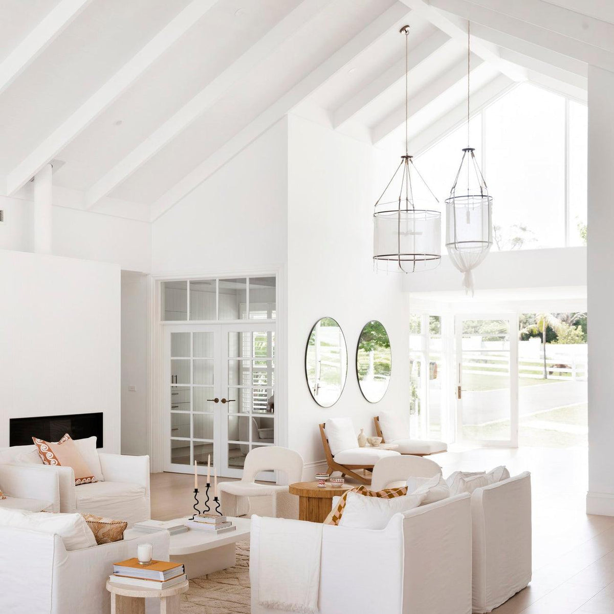 Provence Linen Pendant Light