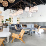 Provence Linen Pendant Light