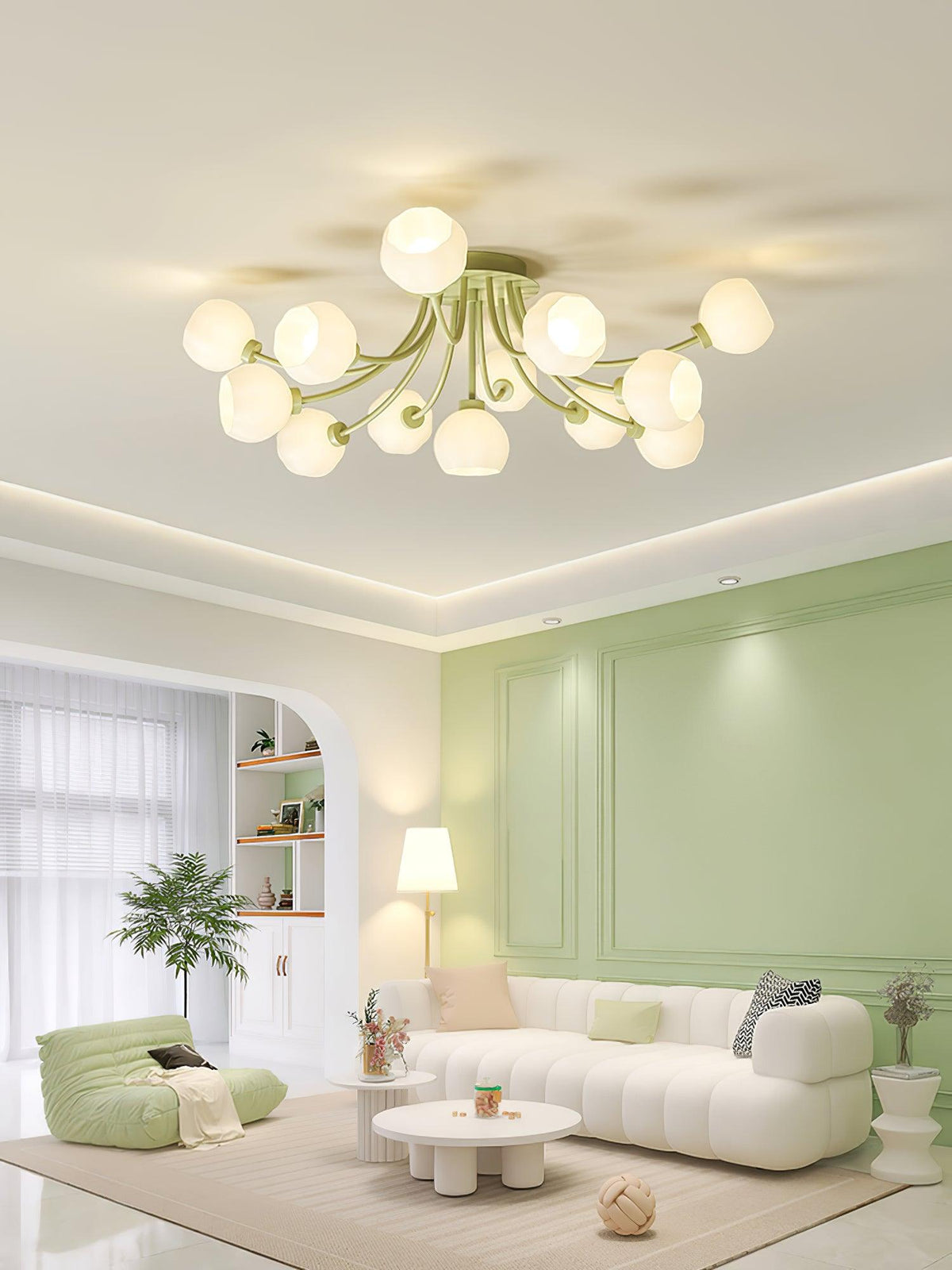 Pumpkin Matcha Ceiling Lamp