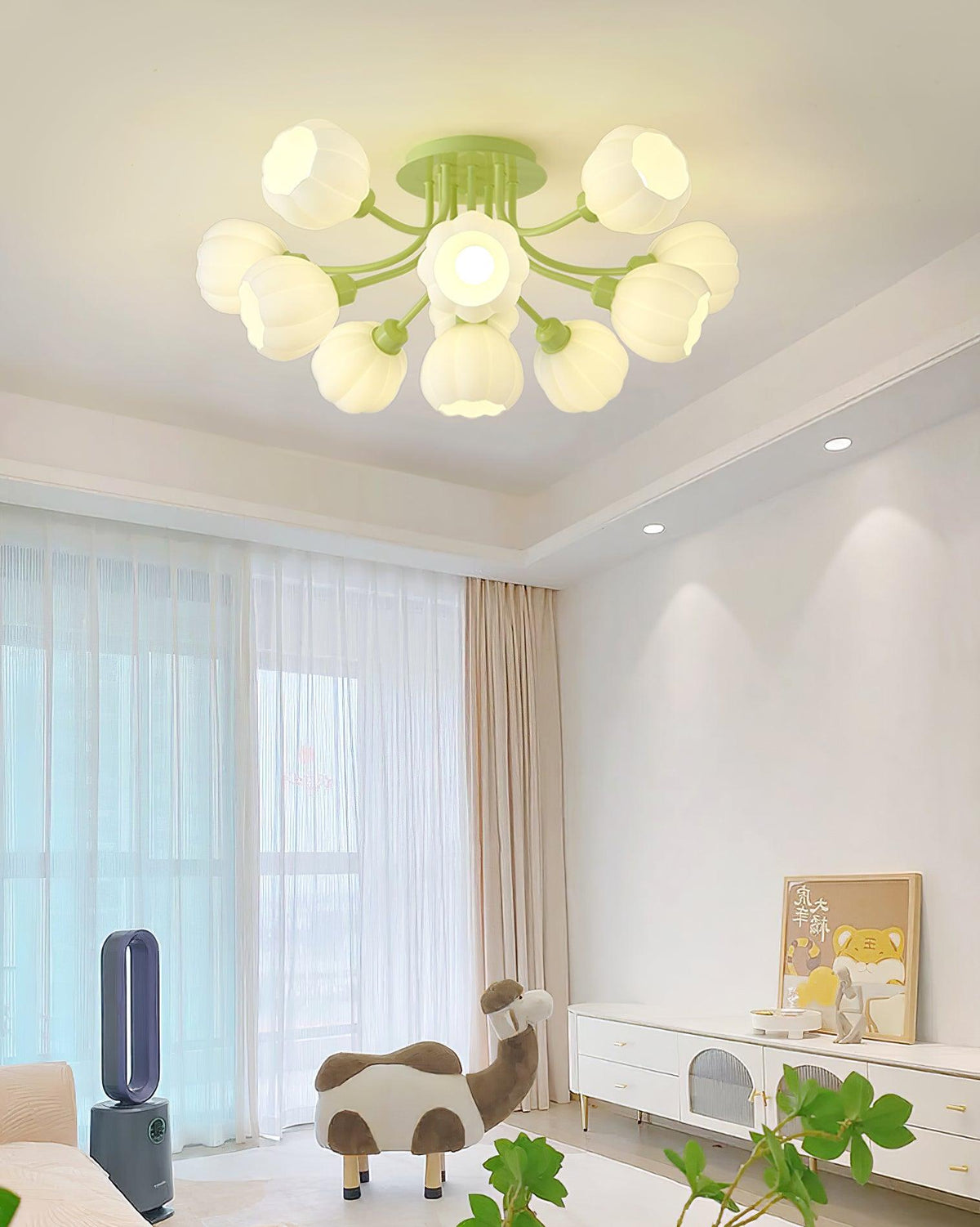 Pumpkin Matcha Ceiling Lamp