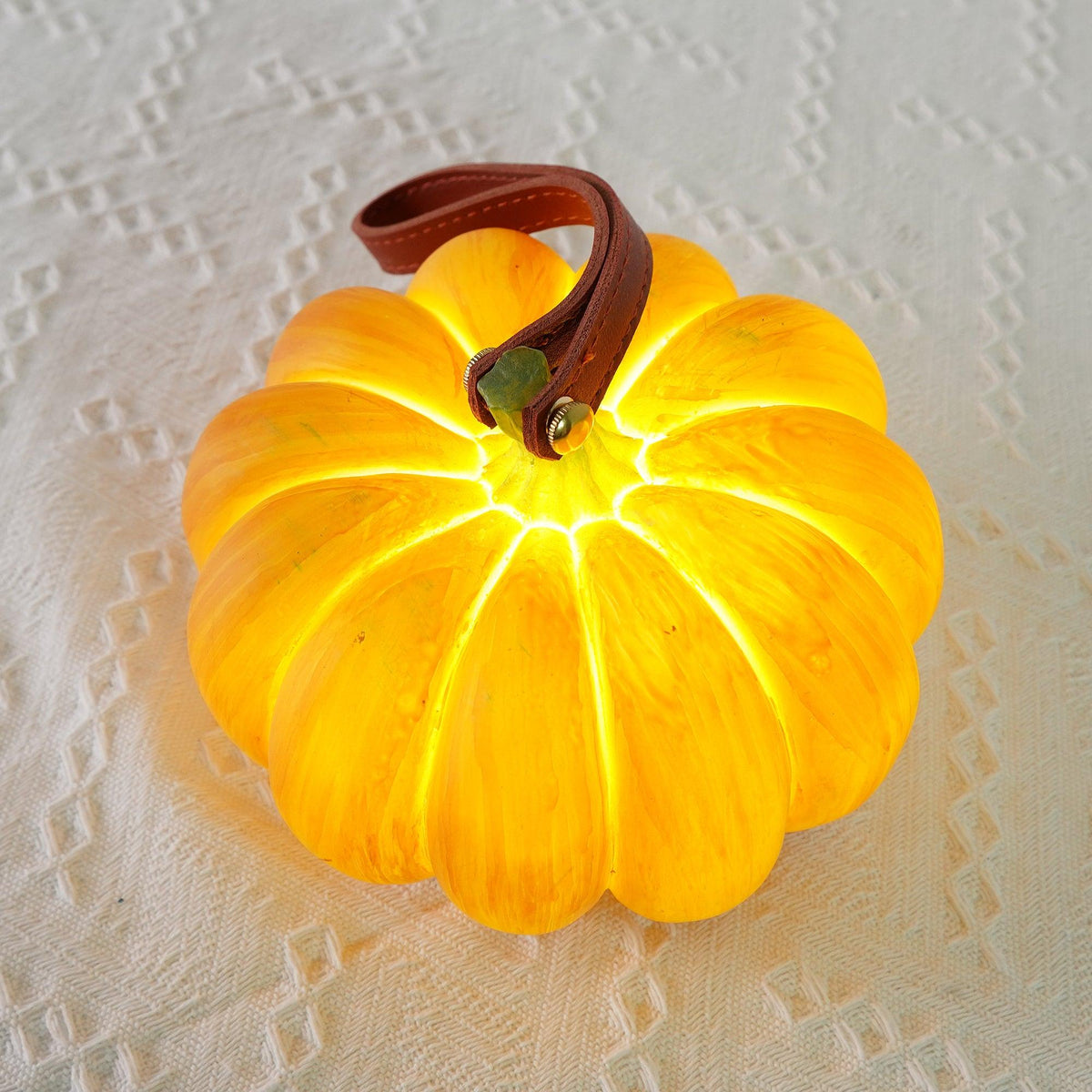 Portable Pumpkin Table Lamp