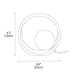 Q Circle Table Lamp 9.8"