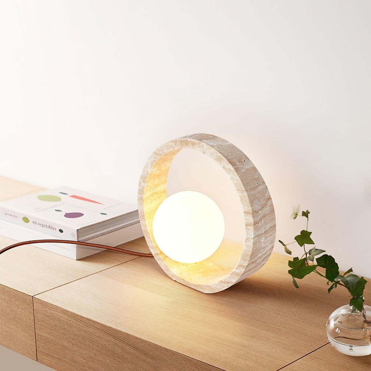 Q Circle Table Lamp 9.8"