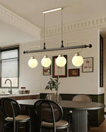 Quad Sphere Chandelier 47.2"