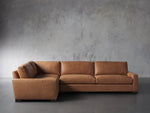 Remington Leather Two-Piece Sectional